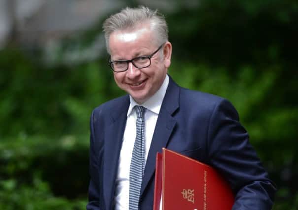 Environment Secretary Michael Gove arrives at 10 Downing Street in London for a cabinet meeting. Picture by Victoria Jones/PA Wire.