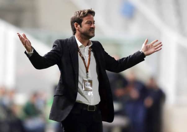 New Leeds United manager Thomas Christiansen (Picture: Sakis Savvides/AFP/Getty Images).