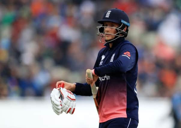 Joe Root says England must now look towards the World Cup after Champions Trophy dismay.