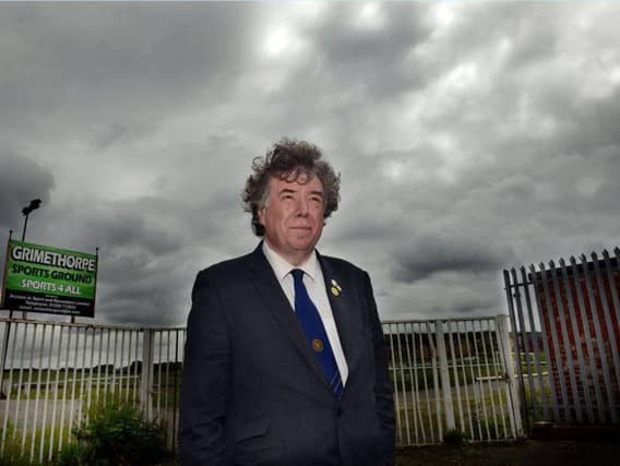 Chris Skidmore, from Yorkshire NUM, is concerned about the fate of recreation grounds like the one in Grimethorpe. Picture: Scott Merrylees