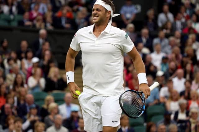 STAR ATTRACTION: Marcus Willis, who played on Wimbledons Centre Court last year against Roger Federer, is in the Ilkley mens draw.