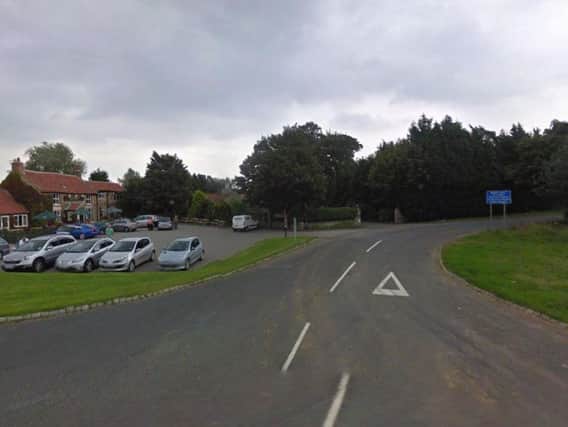 The road between Thornton Le Dale and the Fox and Rabbit pub is closed. Picture: Google