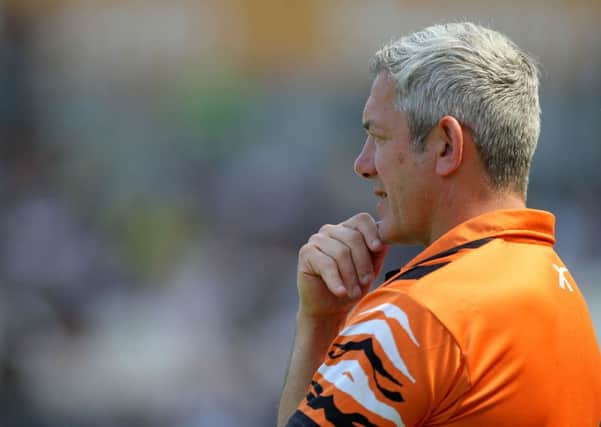 Castleford Tigers head coach Daryl Powell was unhappy with his sides display at Hull FC (Picture: PA)