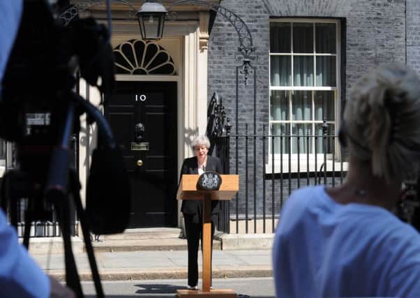 Theresa May spoke in 10 Downing Street after the latest terrorist attack.