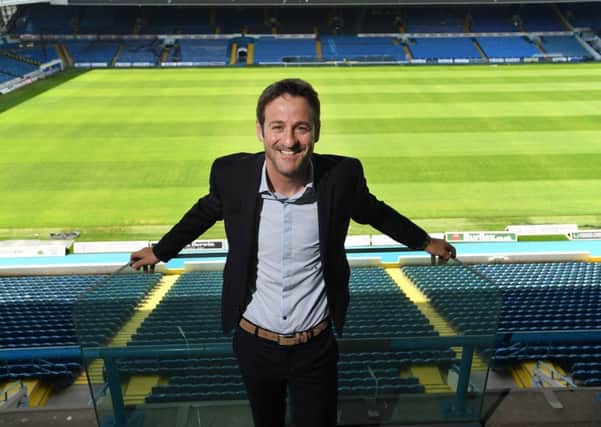 New Leeds United head coach Thomas Christiansen at Elland Road today.  Picture: Bruce Rollinson