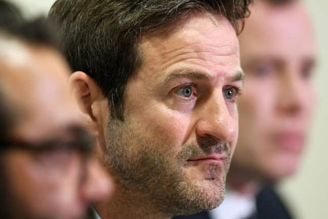New Leeds United head coach Thomas Christiansen at Elland Road on Monday (Picture: Bruce Rollinson).