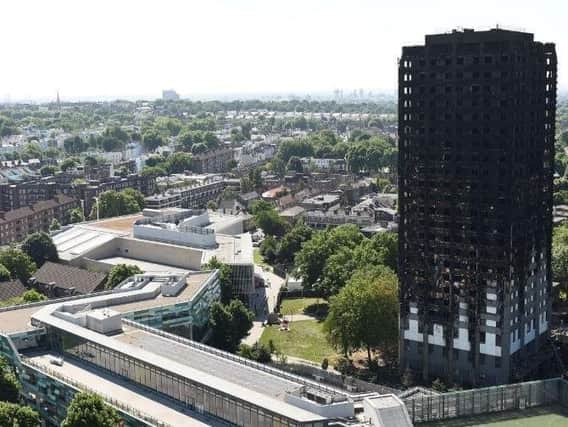 The aftermath of the Grenfell Tower disaster