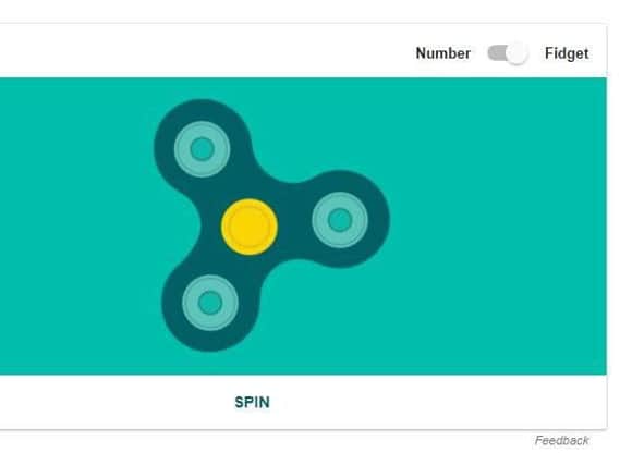 The Google fidget spinner