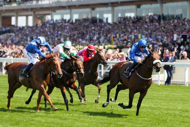 Ribchester (right) ridden by jockey William Buick on his way to winning the Queen Anne Stakes during day one of Royal Ascot at Ascot Racecourse. (Picture: Brian Lawless/PA Wire)