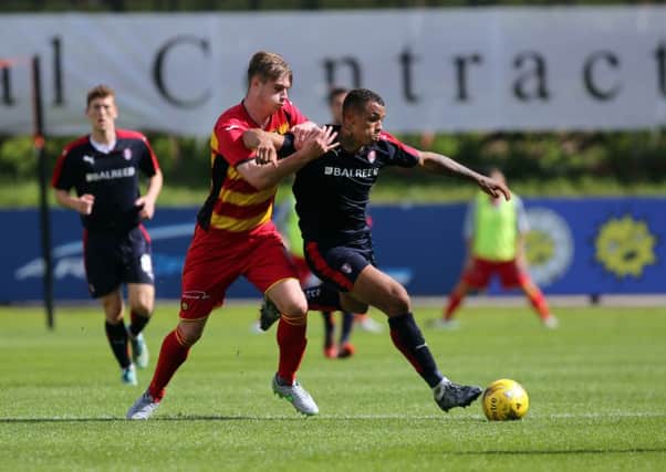 Partick's Liam Lindsay playing against Rotherham in pre-season last year, is a target for Barnsley. (Picture: James Brailsford)