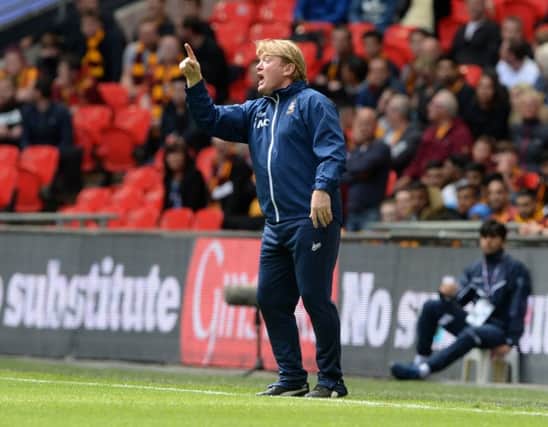 THE ONLY WAY IS UP: Bradford City manager, Stuart McCall.  Picture: Bruce Rollinson