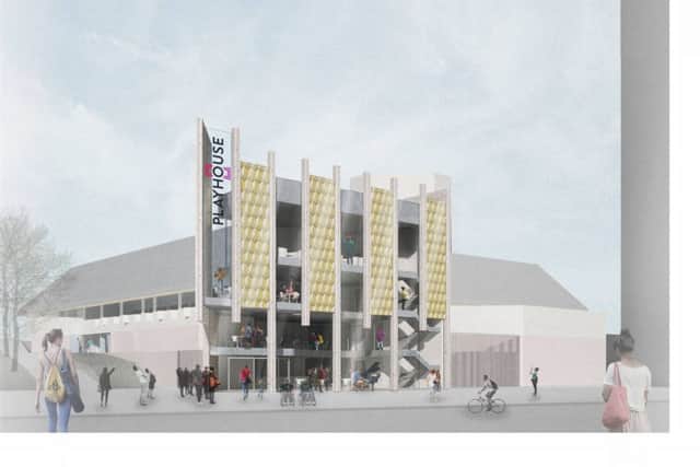 Artist's impression of what the new theatre building will look like.