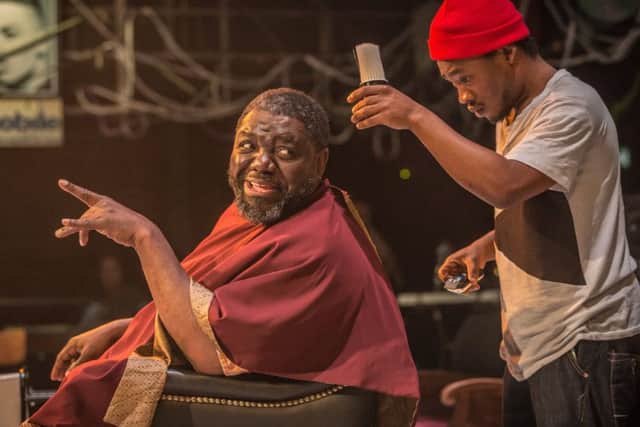 The Barber Shop Chronicles is the West Yorkshire Playhouse's first co-production with the National Theatre.