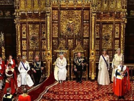 This year's Queen's Speech will be a much more low key affair than last year's (pictured)
