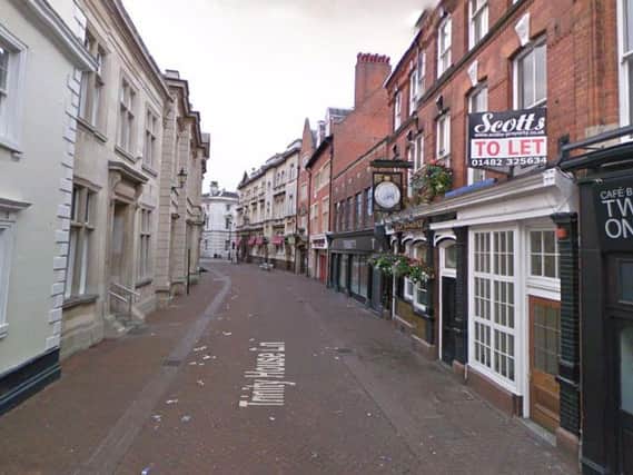The man was assaulted in Trinity House Lane, Hull. Picture: Google