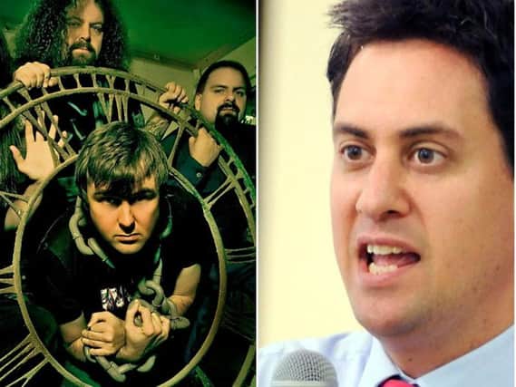Ed Miliband has been singing with Napalm Death on Radio 2.