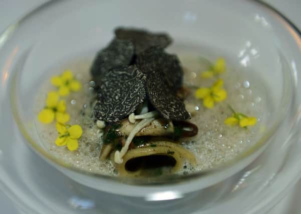 FIELD TO FORK: Mushroom Linguini with truffle. PIC: Scott Merrylees