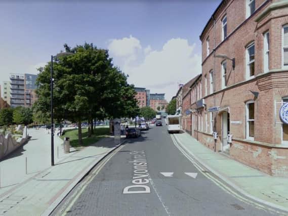 The altercation took place in Devonshire Street on December 8 last year