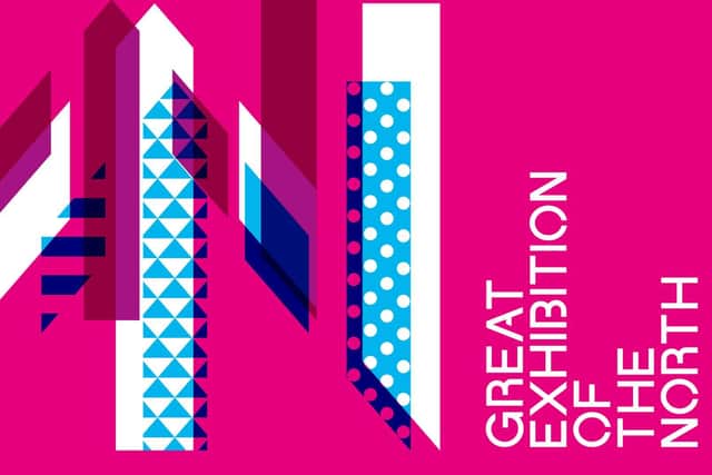 The new branding for the Great Exhibition of the North. Photo: NewcastleGateshead Initiative.