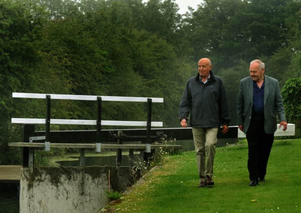 David Taylor (left) with Jim Hudd, a supporter of the Driffield Navigation. Pictures by Gary Longbottom.