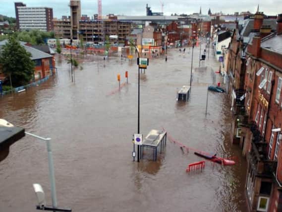 Flooding in Sheffield in 2007