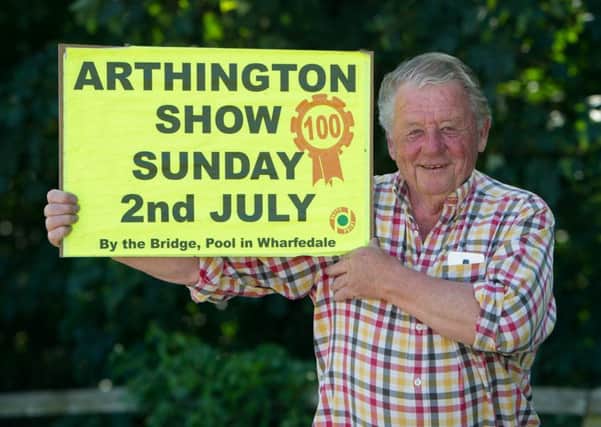 Bruce Everall, president of the Arthington Show. Pictures by James Hardisty.