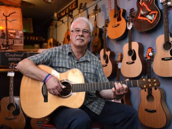 Doncaster man Stuart Palmer is an expert on all things guitar