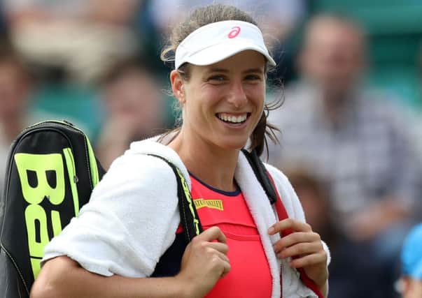 Home hope: Johanna Konta goes in to Wimbledon on Monday week looking to make a big impression, despite indifferent results in the last month. (Pictures: Simon Cooper/PA)
