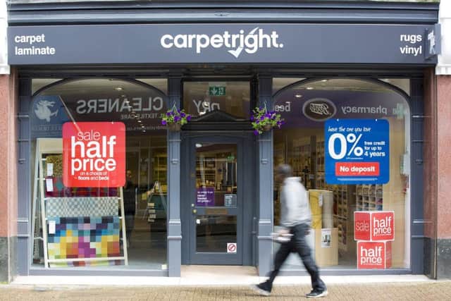Carpetright handout photo of their Gerrards Cross store in Buckinghamshire, as the retailer saw profits collapse after UK sales dipped and it booked a hefty exceptional charge linked to store closures. PRESS ASSOCIATION Photo. .Photo: Jason Alden/Carpetright/PA Wire