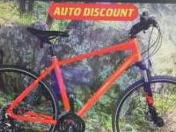 The stolen bike is similar to the one pictured.