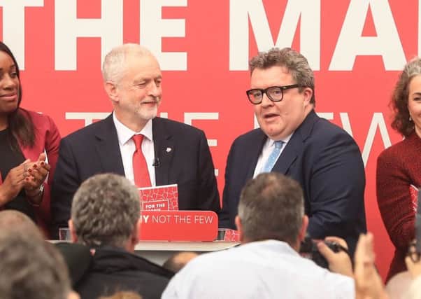 Jeremy Corbyn and deputy Labour leader Tom Watson