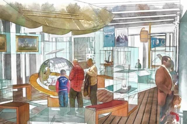 Artist's impression of a revamped Maritime Museum