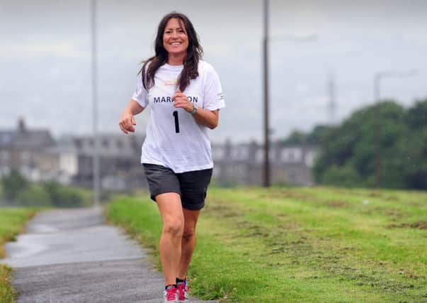 Kelly Williams is doing 26 marathons in 26 days. Picture by Simon Hulme
