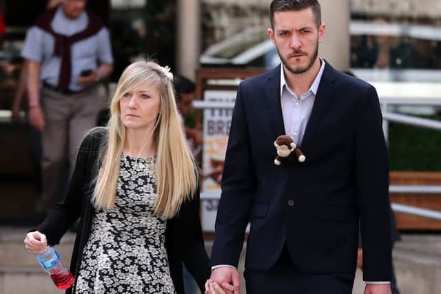 Chris Gard and Connie Yates, the parents of eight-month-old Charlie Gard