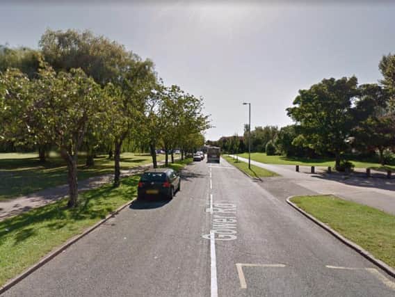 The collision happened in Gower Road, Hull. Picture: Google