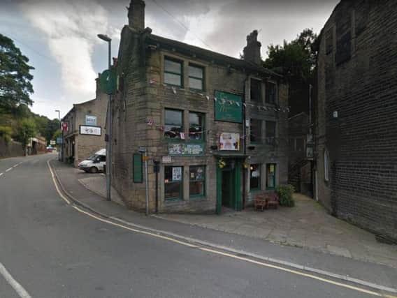 The man was assaulted outside the Shoulder of Mutton in Holmfirth. Picture: Google