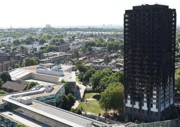 The aftermath of the Grenfell Tower disaster. PIC: PA