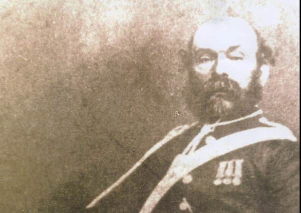 OLD SOLDIER: Charge of the Light Brigade veteran William Bentley and his Crimea medals.