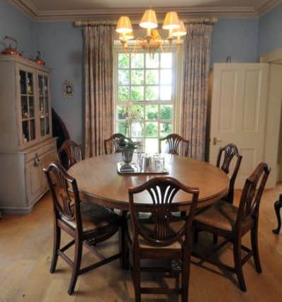 The formal dining room