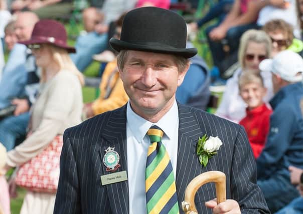 Charles Mills, the honorary show director of the Great Yorkshire Show.