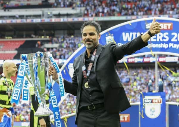 THUMBS UP: Huddersfield Town boss David Wagner has signed a new deal with the Premier League club.