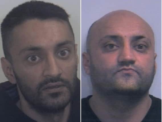Arshid Hussain (left) and Basharat Hussain, who were jailed in February last year for sexually exploiting girls in Rotherham, had appeals against their sentences rejected at the Court of Appeal in Leeds yesterday.