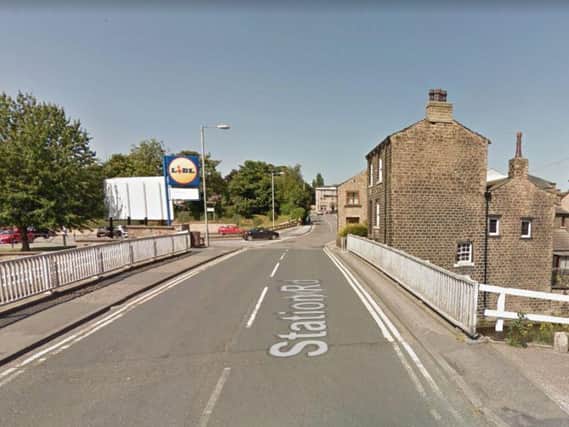 Station Road, Mirfield, close to where the jogger was sexually assaulted