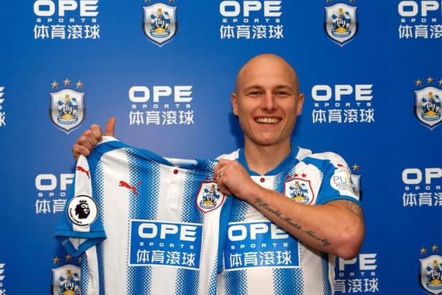 READY FOR ACTION: Huddersfield Town's Aaron Mooy.