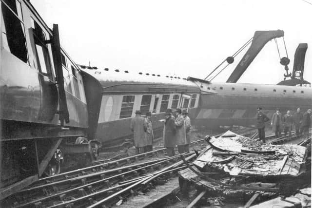 1947 Doncaster rail crash lineside