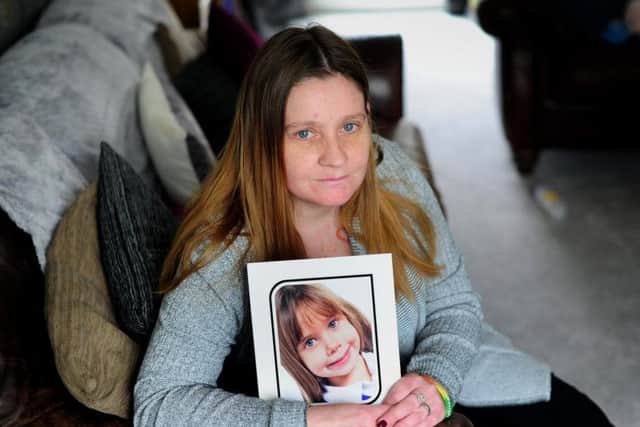 Alison Rough the mother of murdered Katie Rough, pictured at her home at York. Picture: Simon Hulme