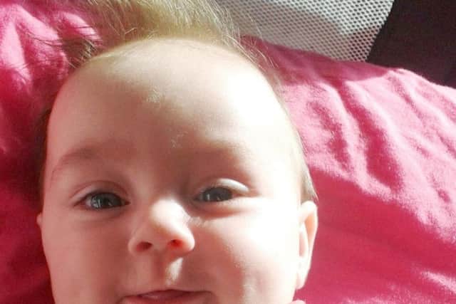 Photo issued by Avon and Somerset Police of six-month-old Aya, as her father Lee Parker has been jailed for life after brutally murdering her on Christmas Day.
