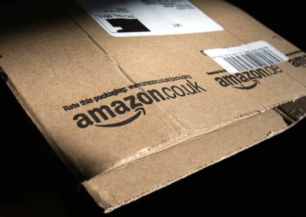 Amazon package. Photo credit: Paul Faith/PA Wire