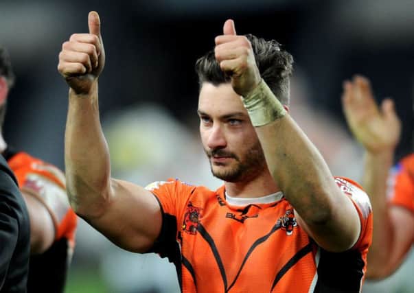 Jy Hitchcox hopes to retain his place in Castleford's line-up for tonight's derby at Wakefield. Picture: Jonathan Gawthorpe.
