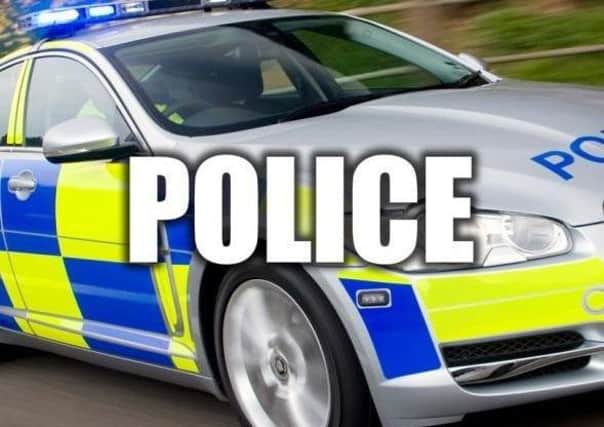 Police received reports of racial abuse after car crash.